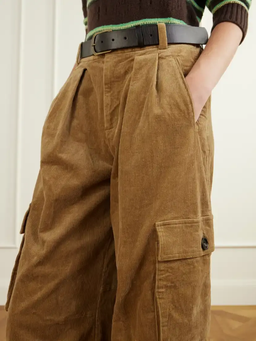 Sea Garret Stretch Cotton-corduroy Balloon Pants | Thumbnail 5 Sea Garret Stretch Cotton-corduroy Balloon Pants | Thumbnail 5