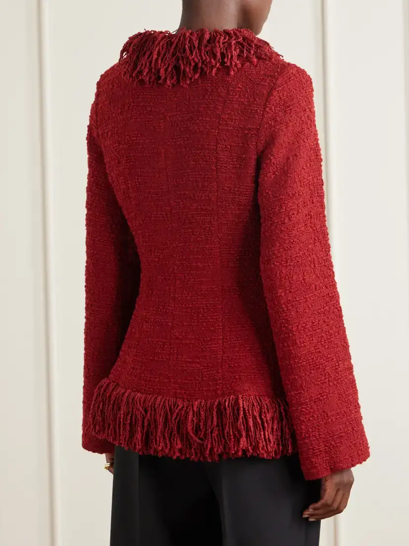 LIBEROWE Fringed Wool-blend Tweed Jacket | Thumbnail 4 LIBEROWE Fringed Wool-blend Tweed Jacket | Thumbnail 4