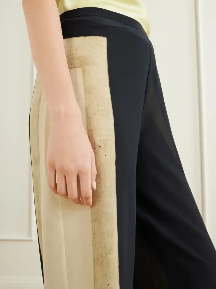 SIR. Sona Silk Crepe De Chine Wide-leg Pants | Thumbnail 5