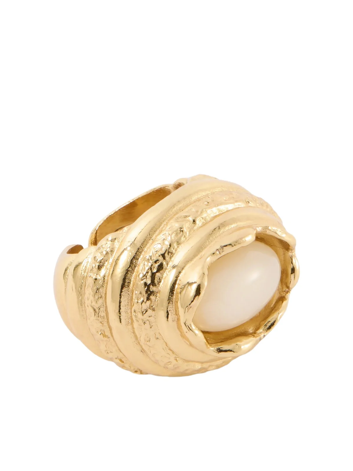 PAOLA SIGHINOLFI Amanda Gold-plated Resin Ring