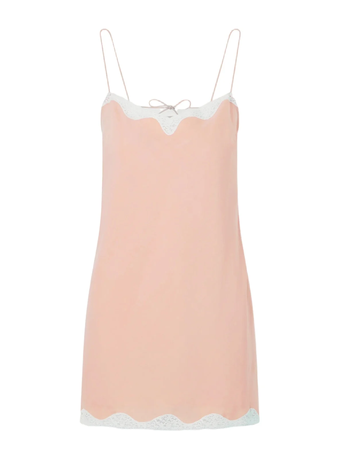 Tabitha Lace-trimmed Lyocell Mini Dress Tabitha Lace-trimmed Lyocell Mini Dress