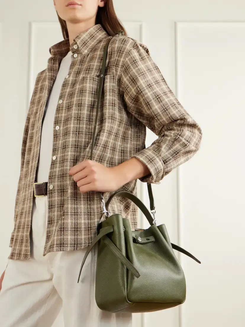 Tory Burch Romy Leather Bucket Bag | Thumbnail 2 Tory Burch Romy Leather Bucket Bag | Thumbnail 2