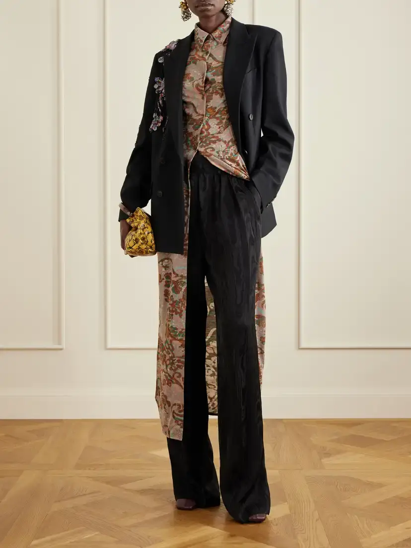 Dries Van Noten Printed Jersey Maxi Dress | Thumbnail 2 Dries Van Noten Printed Jersey Maxi Dress | Thumbnail 2