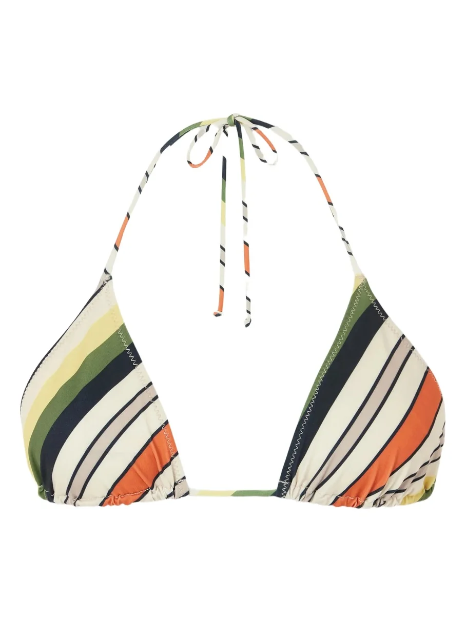 Jean Paul Gaultier Retro Stripe Bikini Top