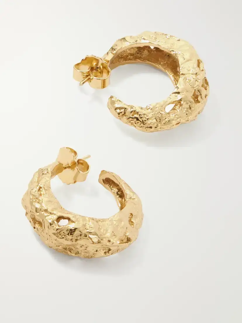 PAOLA SIGHINOLFI Galia 18-karat Gold-plated Pewter Earrings | Thumbnail 3 PAOLA SIGHINOLFI Galia 18-karat Gold-plated Pewter Earrings | Thumbnail 3