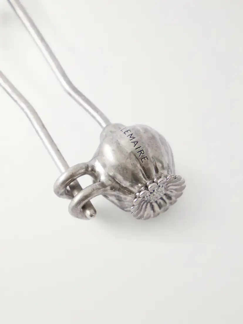 Lemaire Thistle Silver-tone Bag Charm | Thumbnail 3 Lemaire Thistle Silver-tone Bag Charm | Thumbnail 3