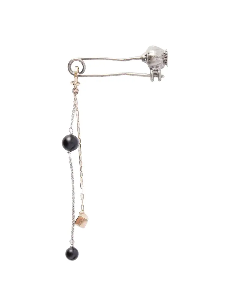 Lemaire Thistle Silver-tone Bag Charm | Image 1 Lemaire Thistle Silver-tone Bag Charm | Image 1