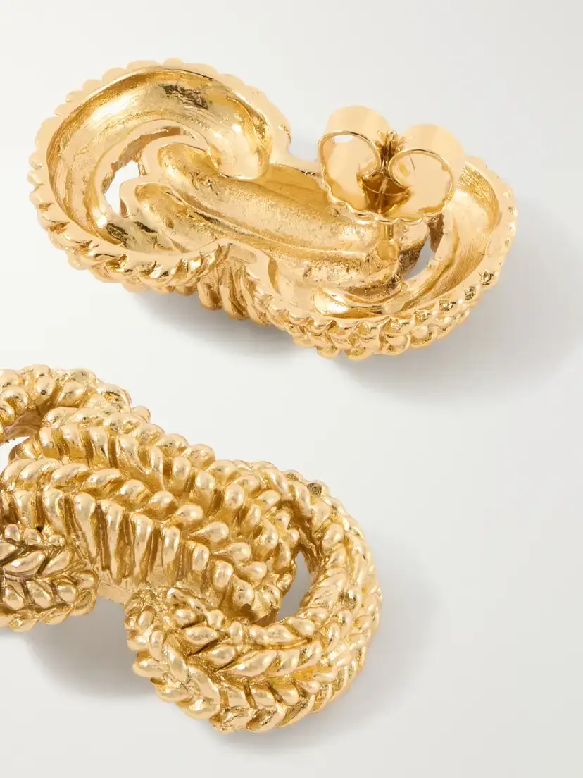 PAOLA SIGHINOLFI Maja 18-karat Gold-plated Pewter Earrings | Thumbnail 4 PAOLA SIGHINOLFI Maja 18-karat Gold-plated Pewter Earrings | Thumbnail 4