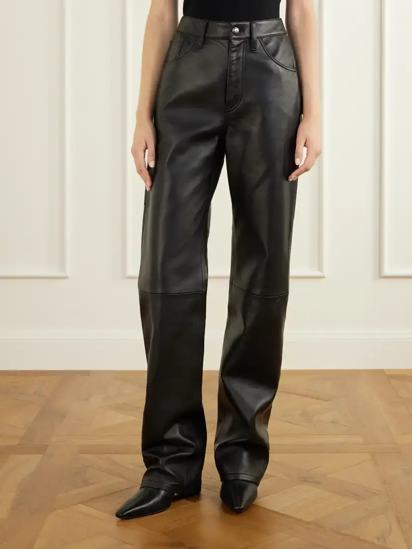 Altuzarra Mills Leather Straight-leg Pants | Thumbnail 3 Altuzarra Mills Leather Straight-leg Pants | Thumbnail 3