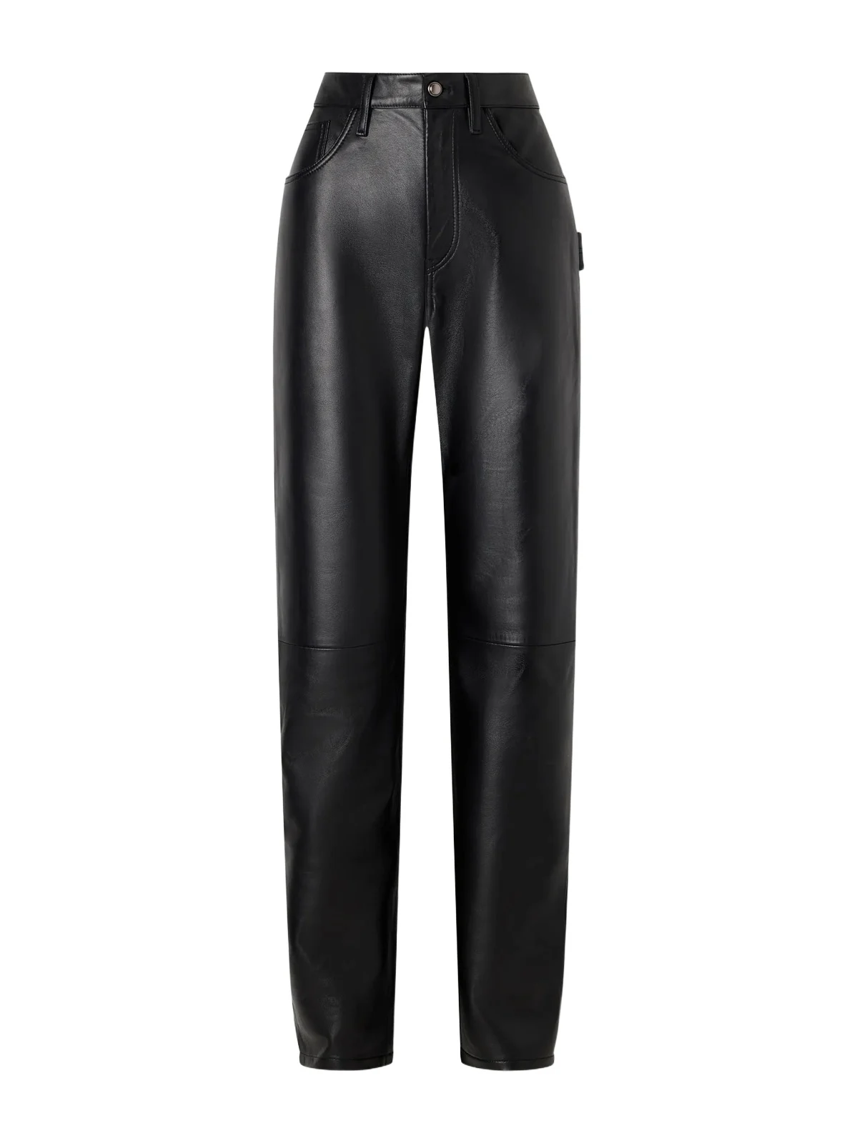 Mills Leather Straight-leg Pants