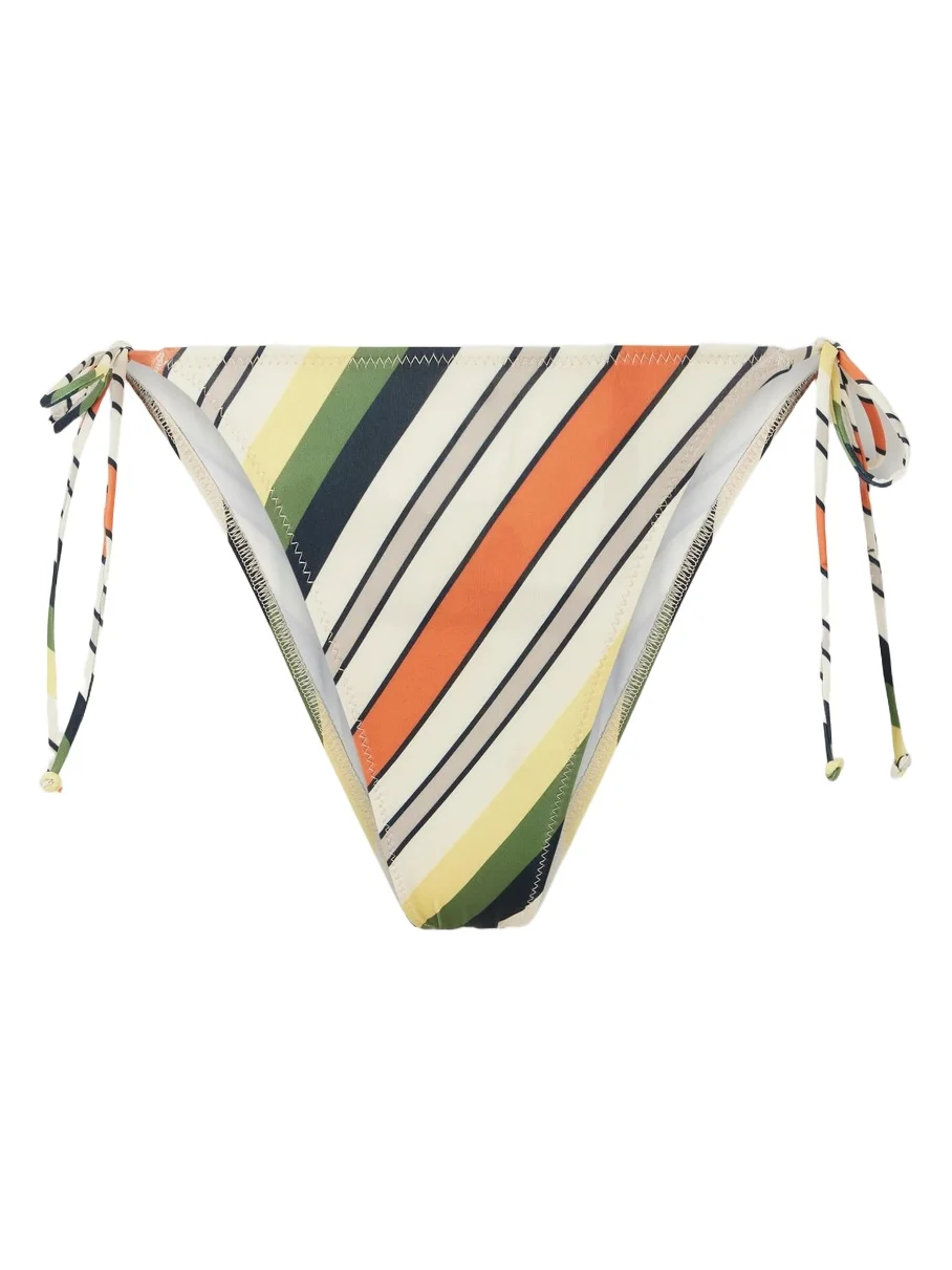 Jean Paul Gaultier Retro Stripe Printed Bikini Briefs