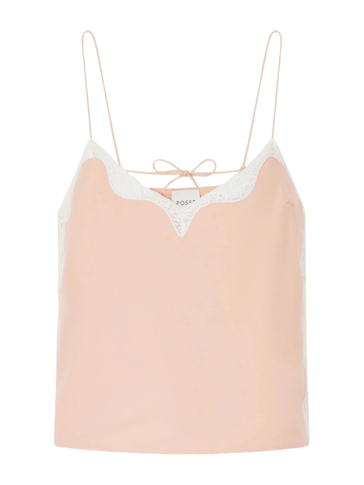 Posse Tabitha Lace-trimmed Tencel™ Lyocell Camisole