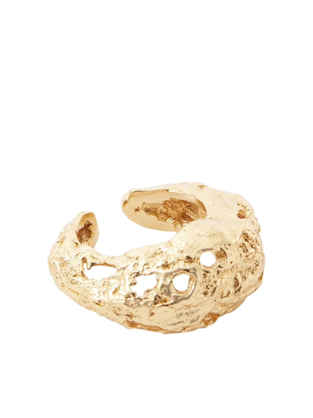 PAOLA SIGHINOLFI Galia Textured Gold-plated Ring