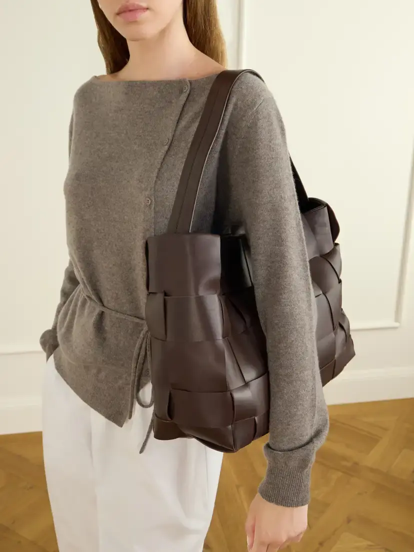 St. Agni Woven Large Leather Tote | Thumbnail 2 St. Agni Woven Large Leather Tote | Thumbnail 2