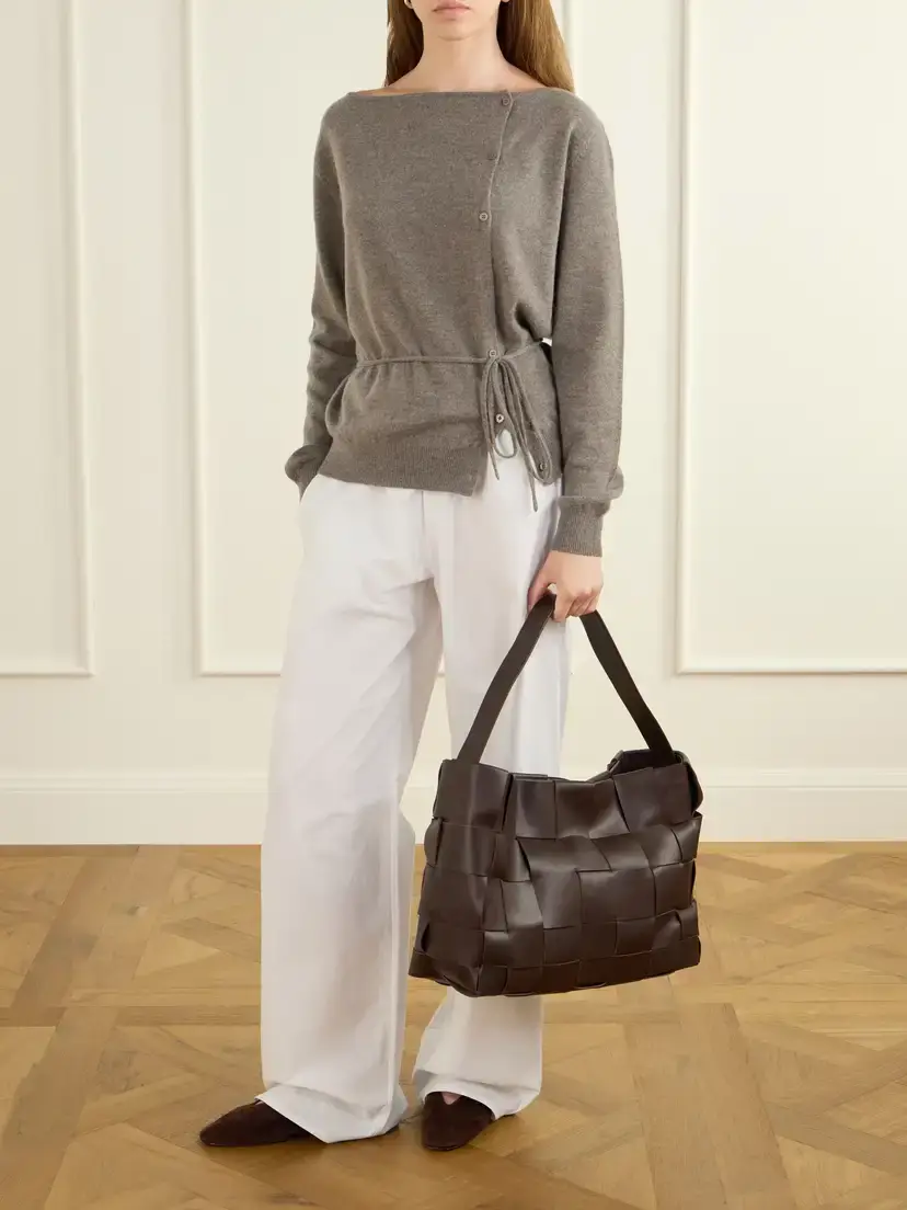 St. Agni Woven Large Leather Tote | Thumbnail 3 St. Agni Woven Large Leather Tote | Thumbnail 3