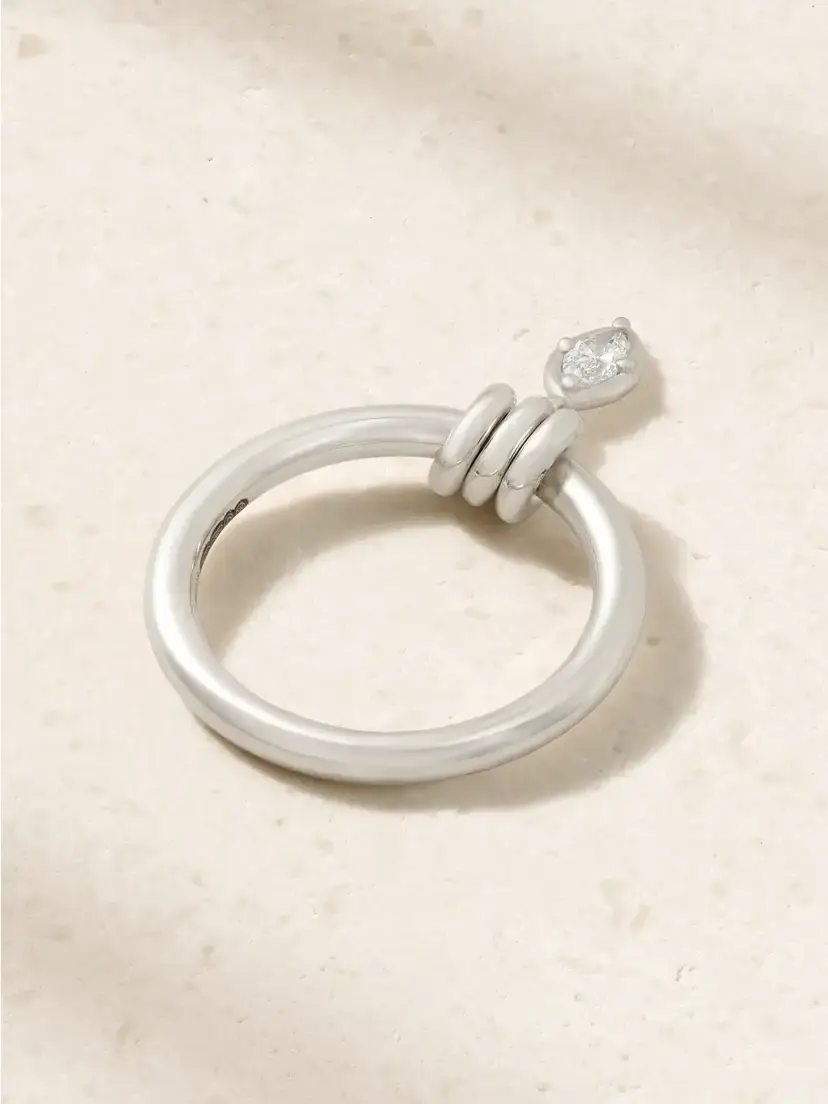 Spinelli Kilcollin Pia Sterling Silver Diamond Ring | Thumbnail 3 Spinelli Kilcollin Pia Sterling Silver Diamond Ring | Thumbnail 3
