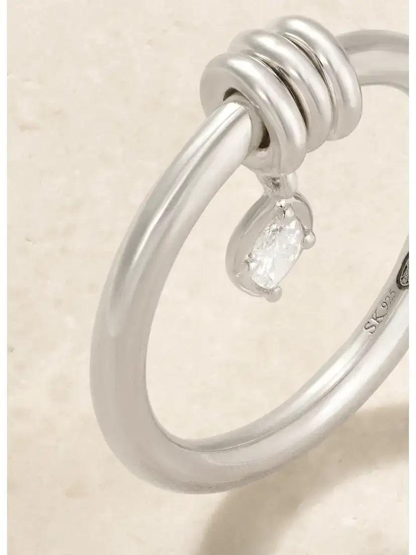 Spinelli Kilcollin Pia Sterling Silver Diamond Ring | Thumbnail 4 Spinelli Kilcollin Pia Sterling Silver Diamond Ring | Thumbnail 4