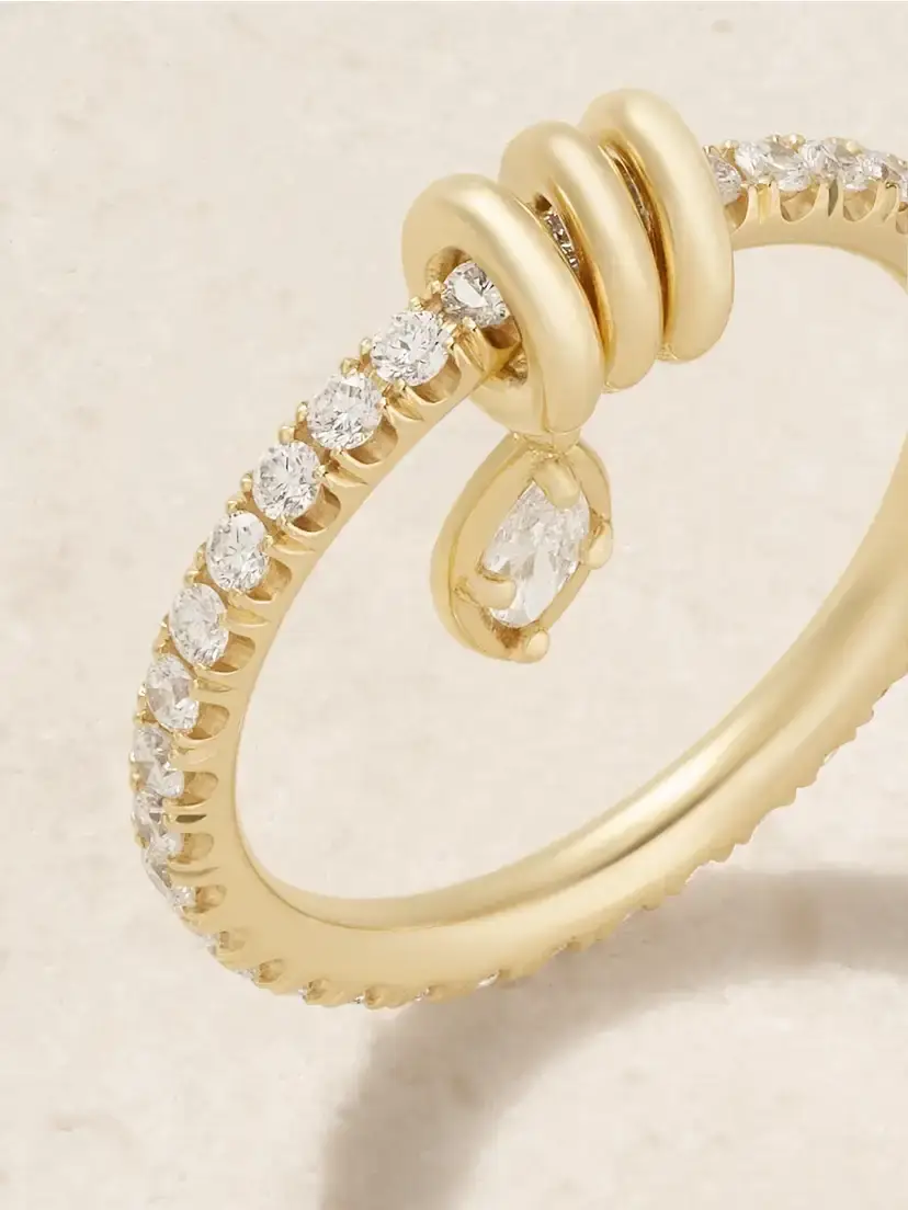 Spinelli Kilcollin Pia 18-karat Gold Diamond Ring | Thumbnail 4 Spinelli Kilcollin Pia 18-karat Gold Diamond Ring | Thumbnail 4
