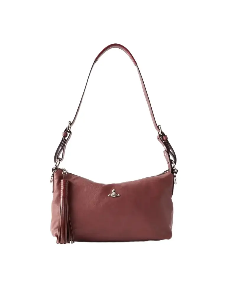 Vivienne Westwood Emma Orb-detailed Leather Shoulder Bag | Image 1 Vivienne Westwood Emma Orb-detailed Leather Shoulder Bag | Image 1