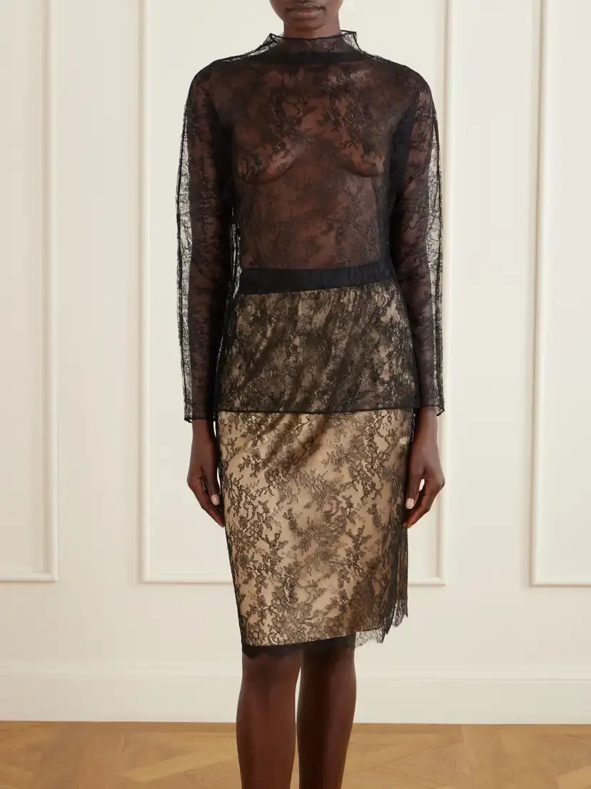 Carine Gilson Lace Top | Thumbnail 3 Carine Gilson Lace Top | Thumbnail 3