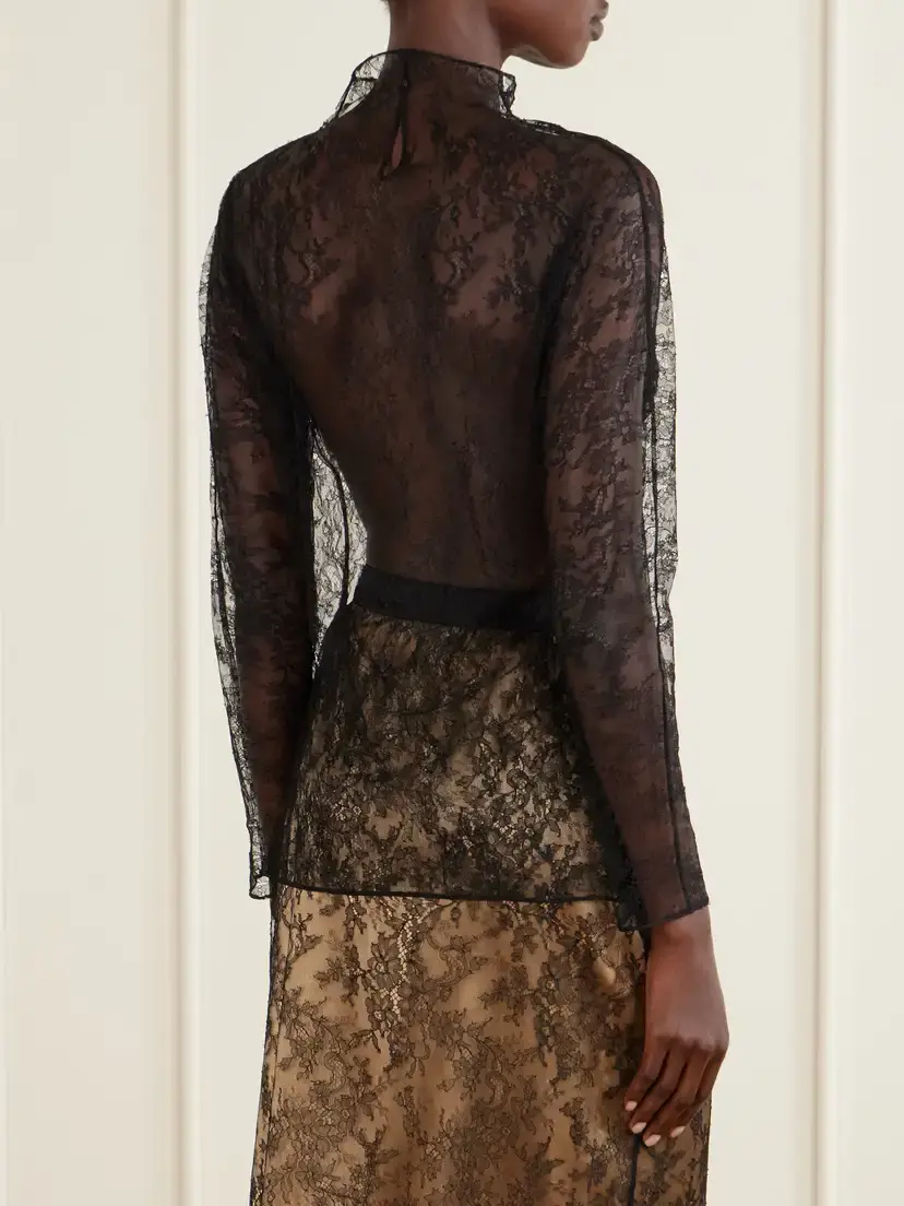 Carine Gilson Lace Top | Thumbnail 4 Carine Gilson Lace Top | Thumbnail 4