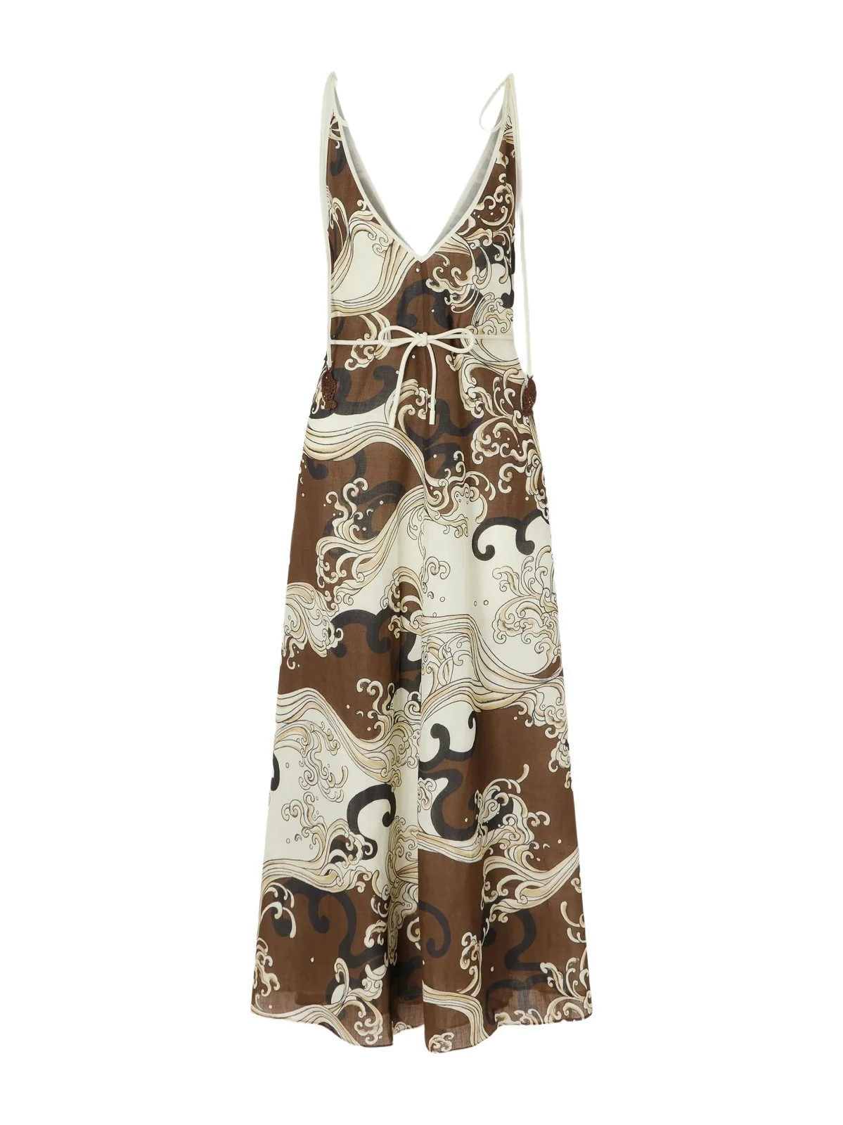 Otis Printed Ramie Midi Dress Otis Printed Ramie Midi Dress