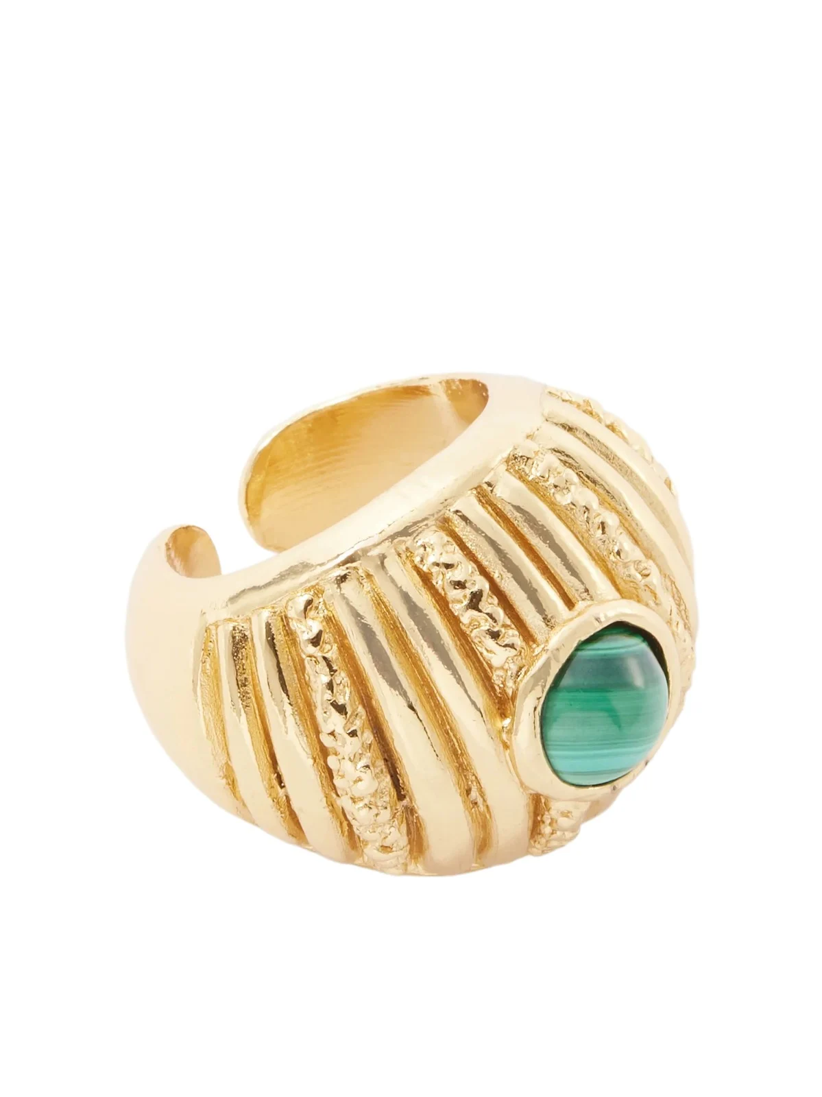 PAOLA SIGHINOLFI Reef Gold-plated Onyx Ring