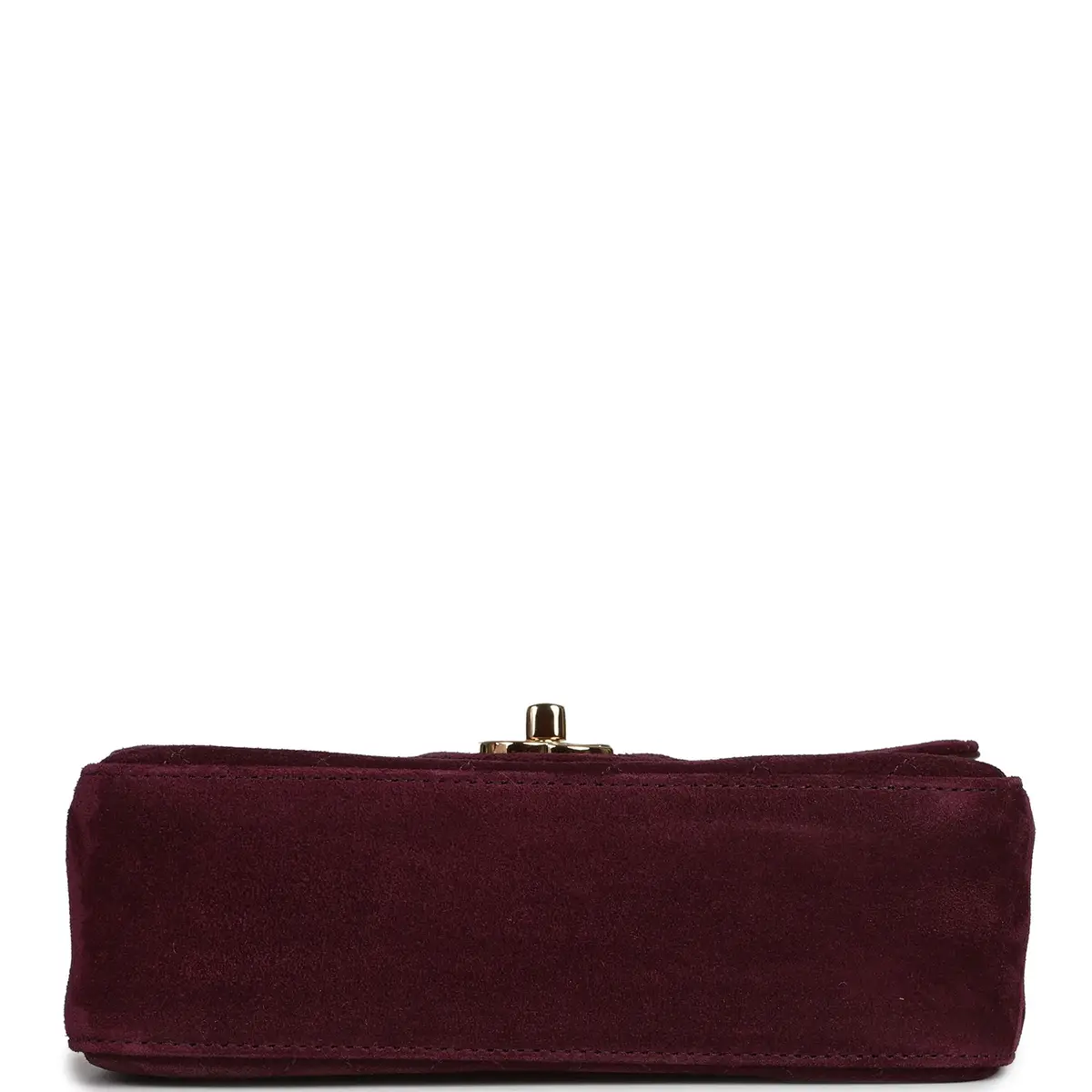 Chanel Chanel Mini "Souplissimo" Flap Bag Burgundy Suede Gold Hardware | Thumbnail 6 Chanel Chanel Mini "Souplissimo" Flap Bag Burgundy Suede Gold Hardware | Thumbnail 6