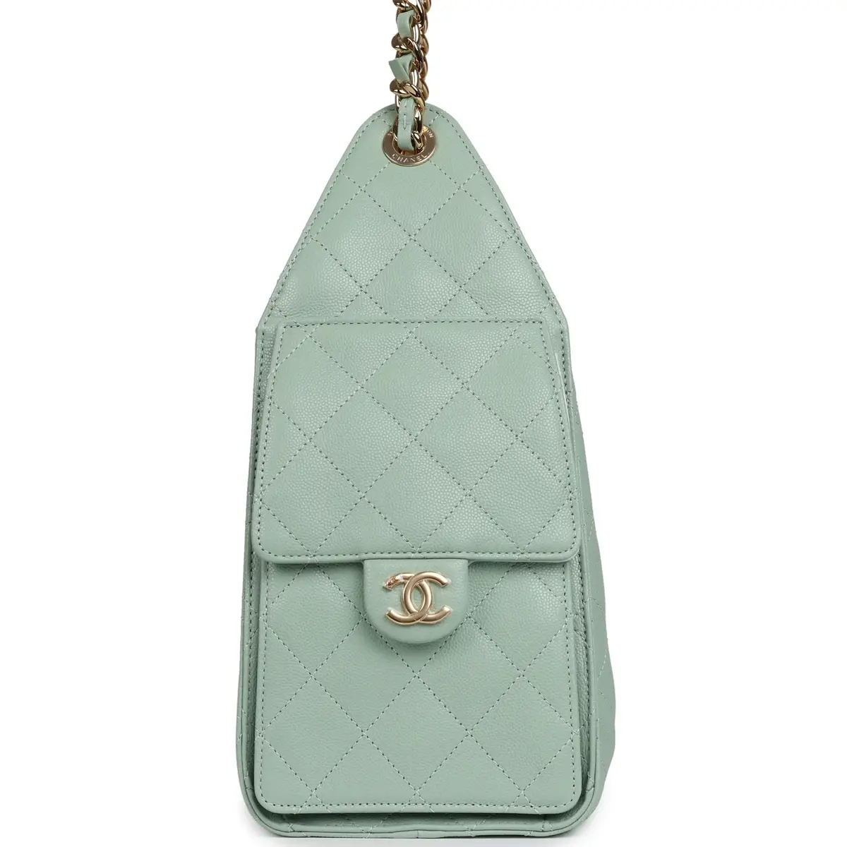 Chanel Chanel Small 25 Hobo Bag Light Green Caviar Gold Hardware | Thumbnail 3 Chanel Chanel Small 25 Hobo Bag Light Green Caviar Gold Hardware | Thumbnail 3