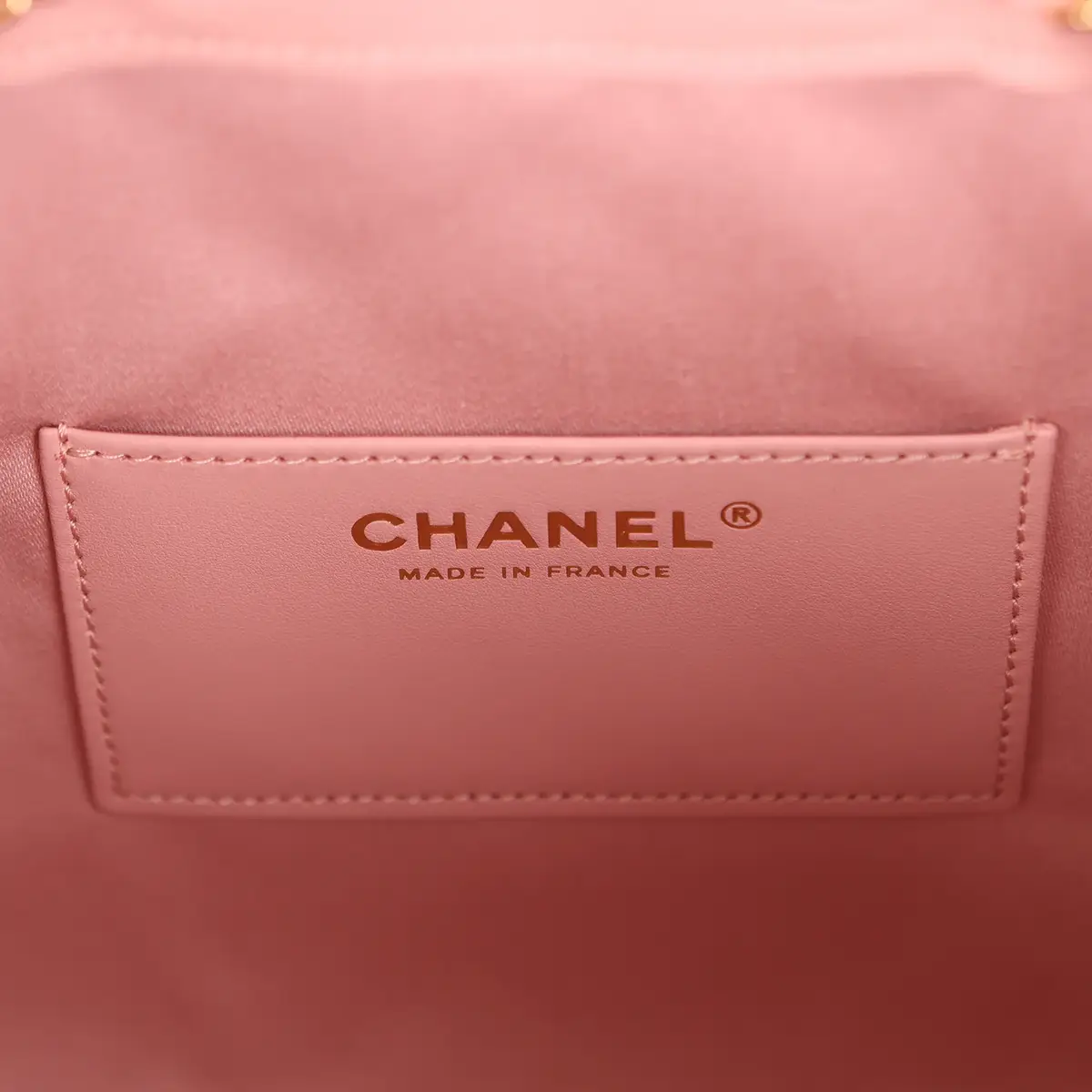 Chanel Chanel Small 25 Hobo Bag Pink Caviar Gold Hardware | Thumbnail 9