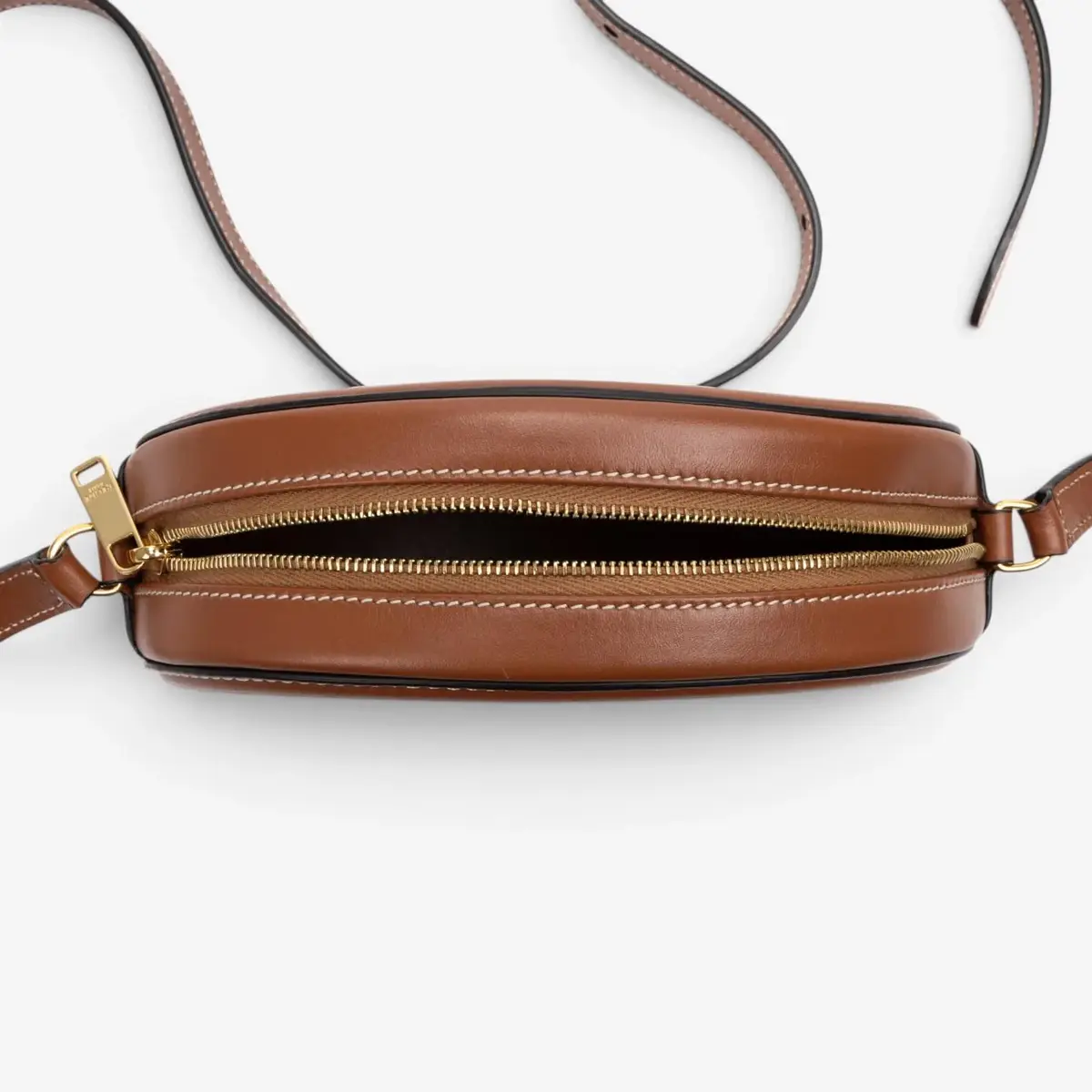 Celine Celine Brown & Beige Woven Canvas Triomphe Mini Oval Crossbody Bag by The Solist | Thumbnail 9 Celine Celine Brown & Beige Woven Canvas Triomphe Mini Oval Crossbody Bag by The Solist | Thumbnail 9