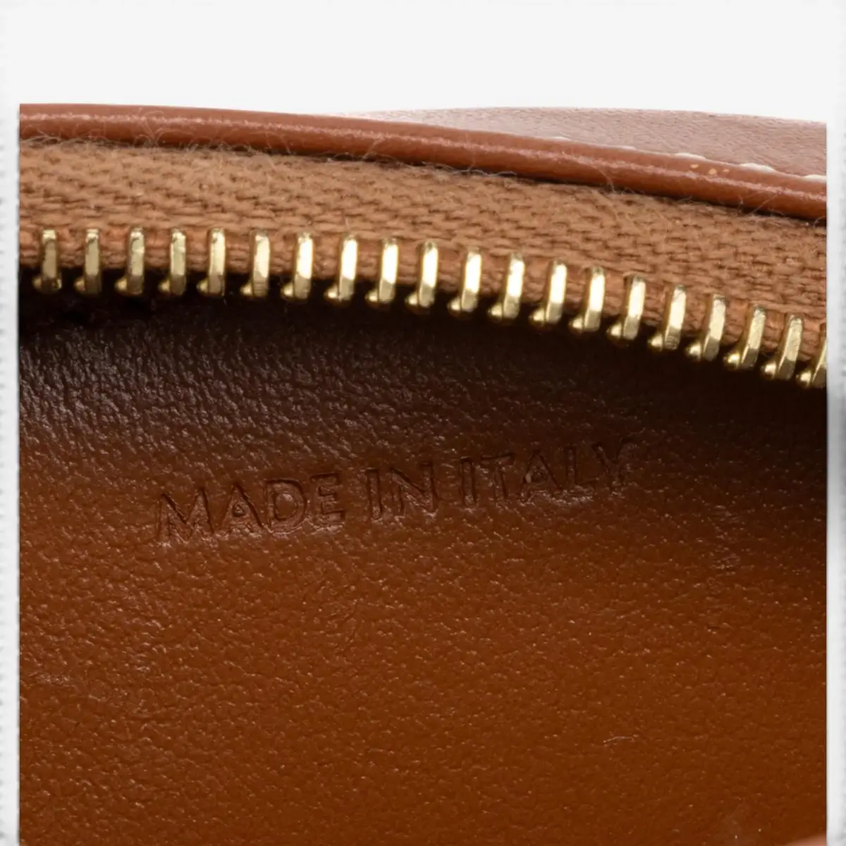 Celine Celine Brown Smooth Leather Triomphe Mini Oval Crossbody Bag by The Solist | Thumbnail 10 Celine Celine Brown Smooth Leather Triomphe Mini Oval Crossbody Bag by The Solist | Thumbnail 10