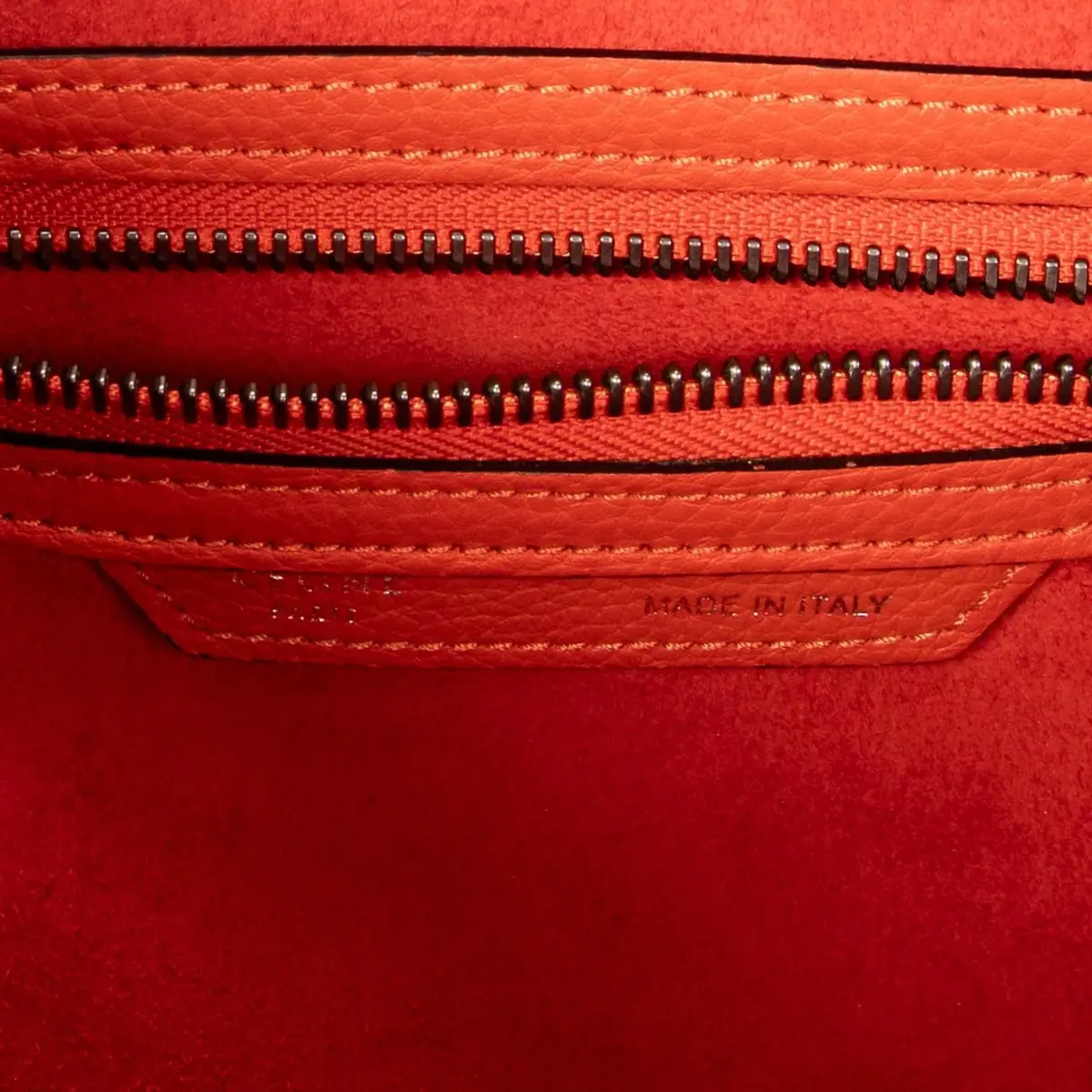 Celine Celine Orange Grained Calfskin Leather Micro Luggage Bag by The Solist | Thumbnail 10 Celine Celine Orange Grained Calfskin Leather Micro Luggage Bag by The Solist | Thumbnail 10