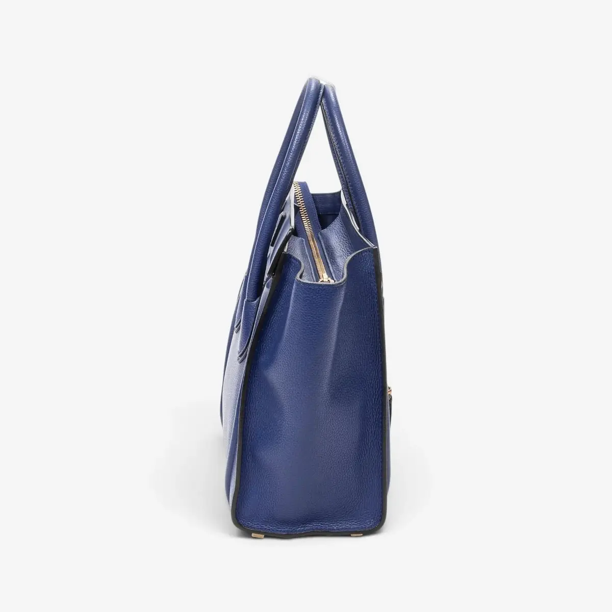 Celine Celine Royal Blue Grained Calfskin Leather Micro Luggage Tote Bag by The Solist | Thumbnail 4 Celine Celine Royal Blue Grained Calfskin Leather Micro Luggage Tote Bag by The Solist | Thumbnail 4