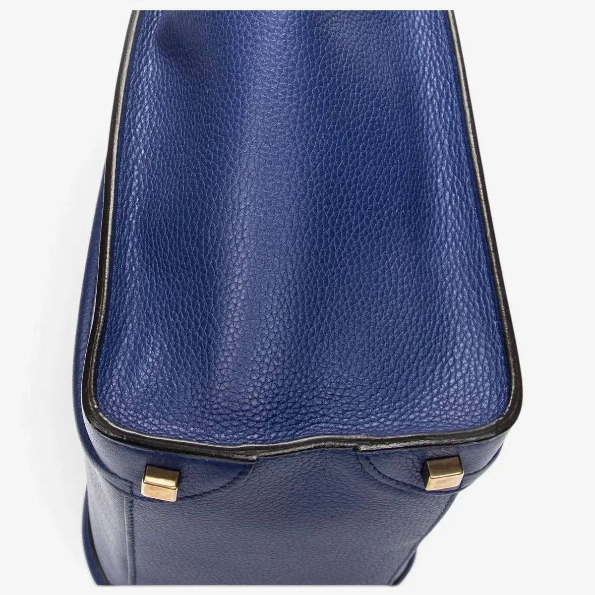 Celine Celine Royal Blue Grained Calfskin Leather Micro Luggage Tote Bag by The Solist | Thumbnail 7 Celine Celine Royal Blue Grained Calfskin Leather Micro Luggage Tote Bag by The Solist | Thumbnail 7