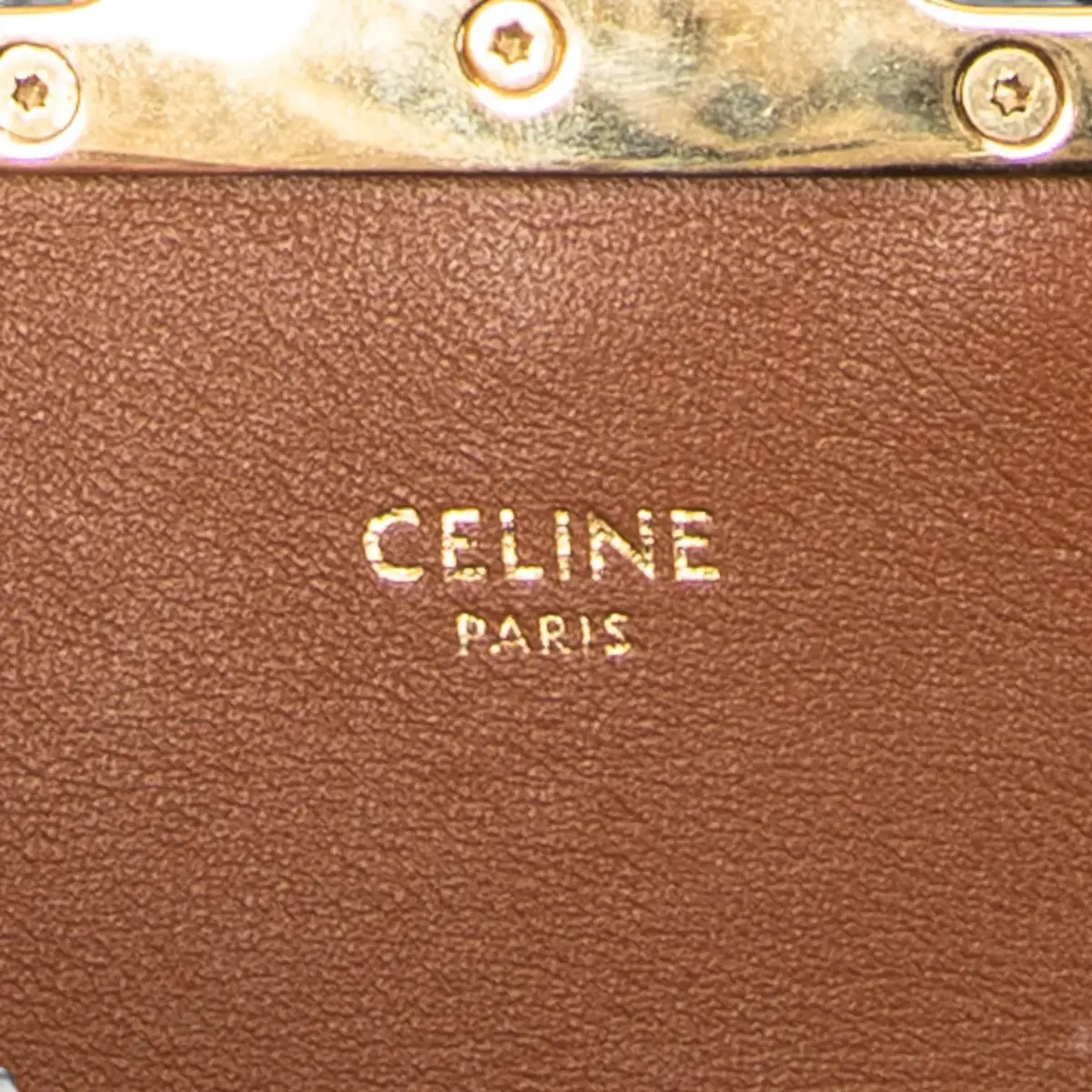 Celine Celine Triomphe Brown/Gray Coated Canvas Claude Shoulder Bag by The Solist | Thumbnail 9 Celine Celine Triomphe Brown/Gray Coated Canvas Claude Shoulder Bag by The Solist | Thumbnail 9