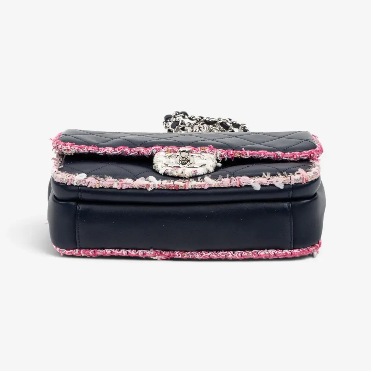 Chanel Chanel Black Tweed Canvas Lambskin Single Flap Shoulder Bag by The Solist | Thumbnail 6 Chanel Chanel Black Tweed Canvas Lambskin Single Flap Shoulder Bag by The Solist | Thumbnail 6