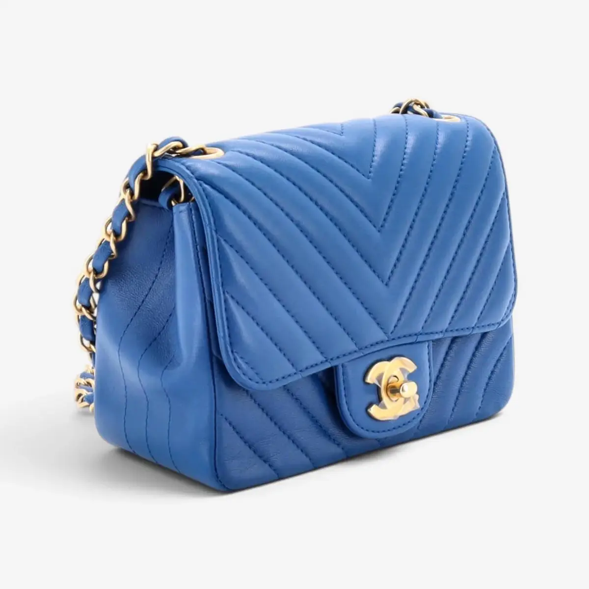 Chanel Chanel Classic Black Lambskin Leather Mini Single Flap Bag by The Solist | Thumbnail 2
