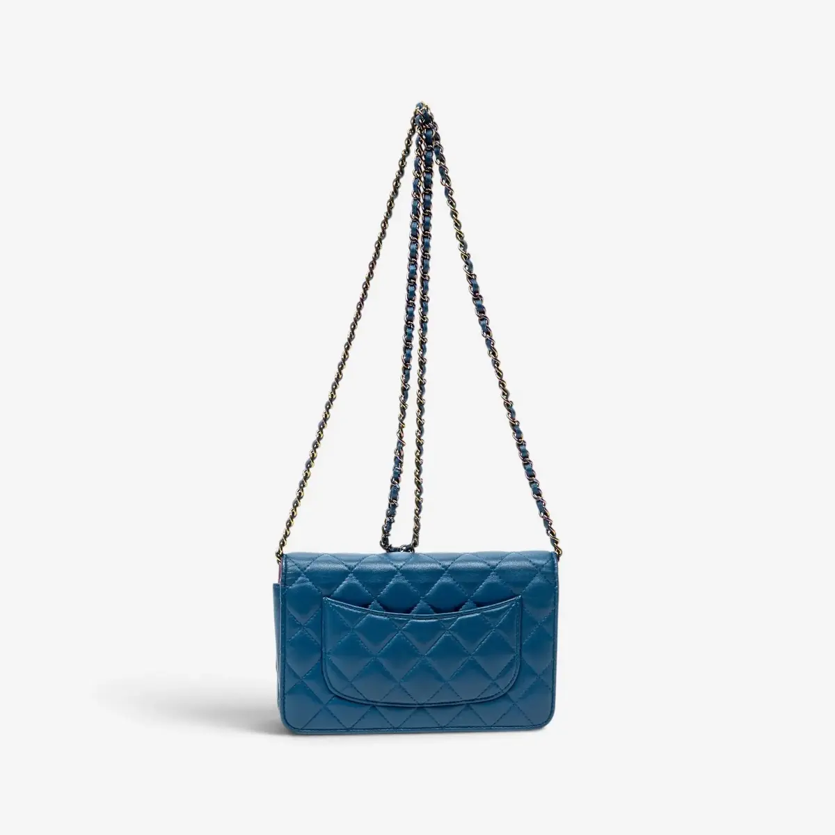 Chanel Chanel Classic Blue/Purple Lambskin Leather Chain Wallet by The Solist | Thumbnail 5 Chanel Chanel Classic Blue/Purple Lambskin Leather Chain Wallet by The Solist | Thumbnail 5