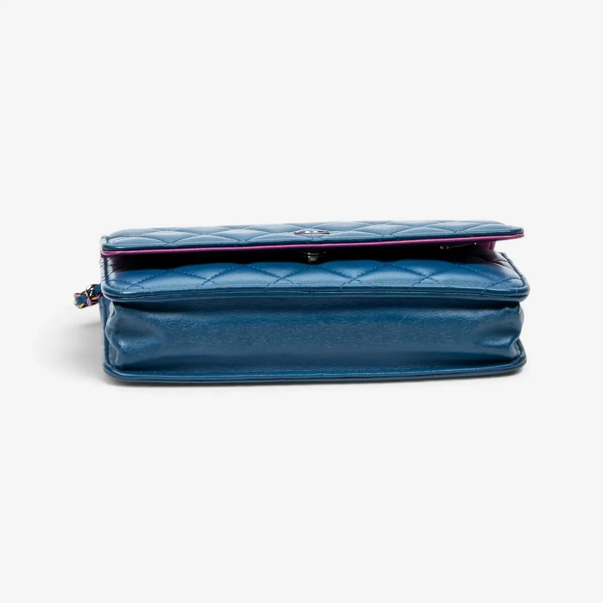 Chanel Chanel Classic Blue/Purple Lambskin Leather Chain Wallet by The Solist | Thumbnail 6 Chanel Chanel Classic Blue/Purple Lambskin Leather Chain Wallet by The Solist | Thumbnail 6