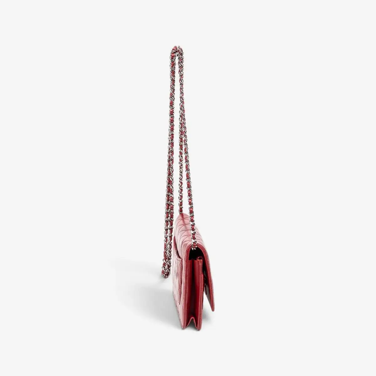Chanel Chanel Classic Red Lambskin Leather Chain Wallet by The Solist | Thumbnail 3 Chanel Chanel Classic Red Lambskin Leather Chain Wallet by The Solist | Thumbnail 3