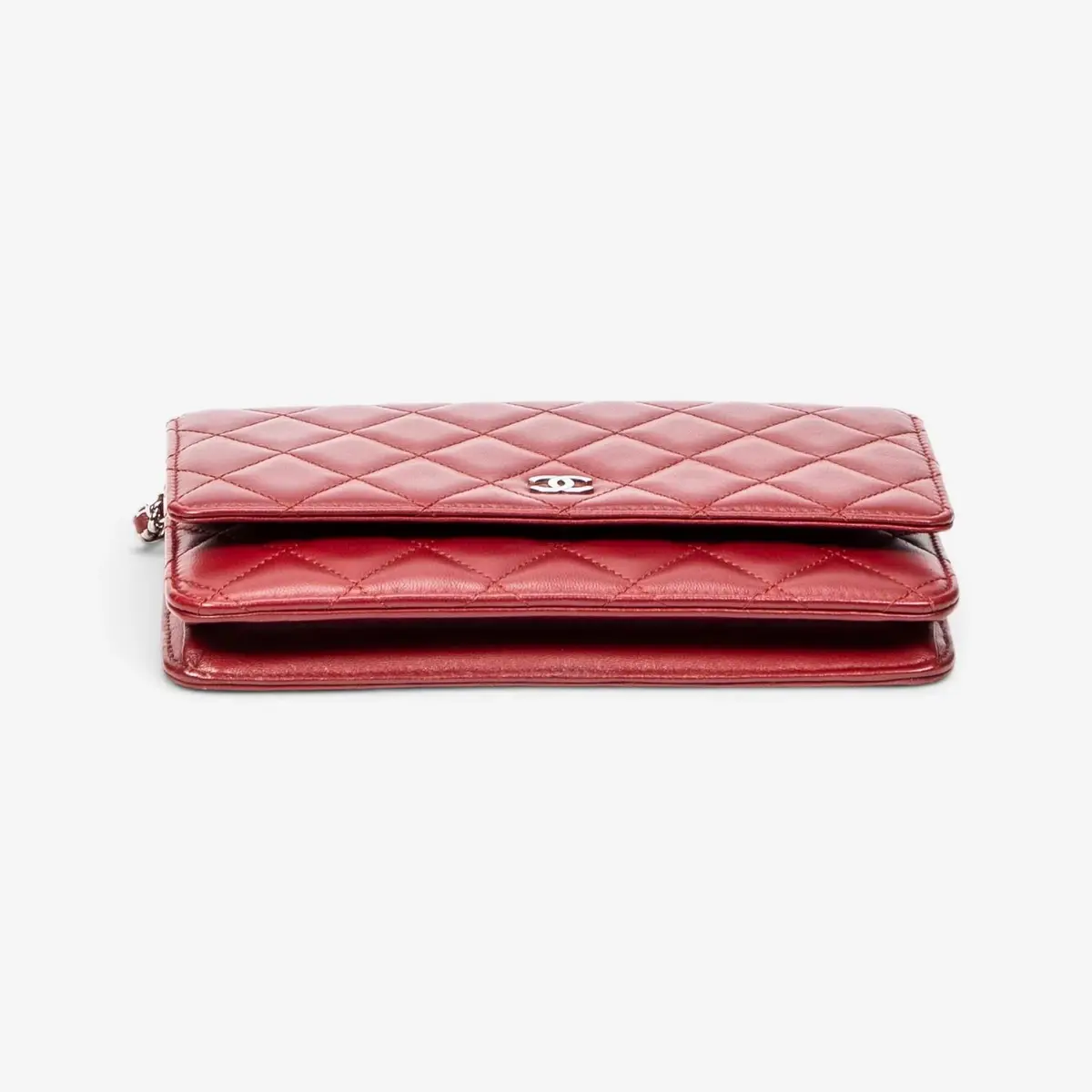 Chanel Chanel Classic Red Lambskin Leather Chain Wallet by The Solist | Thumbnail 6 Chanel Chanel Classic Red Lambskin Leather Chain Wallet by The Solist | Thumbnail 6