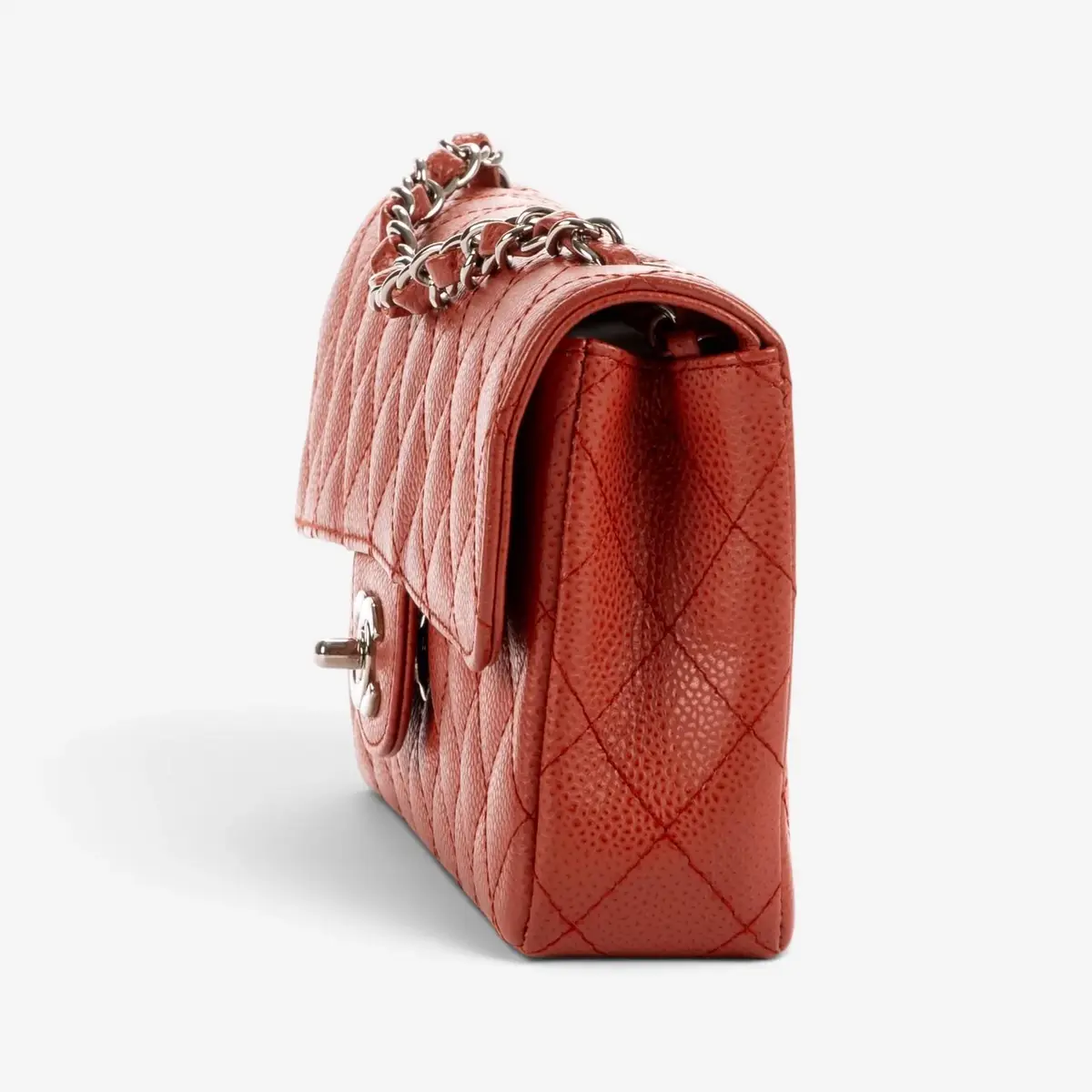 Chanel Chanel Guava Caviar Leather East West Flap Bag by The Solist | Thumbnail 3 Chanel Chanel Guava Caviar Leather East West Flap Bag by The Solist | Thumbnail 3