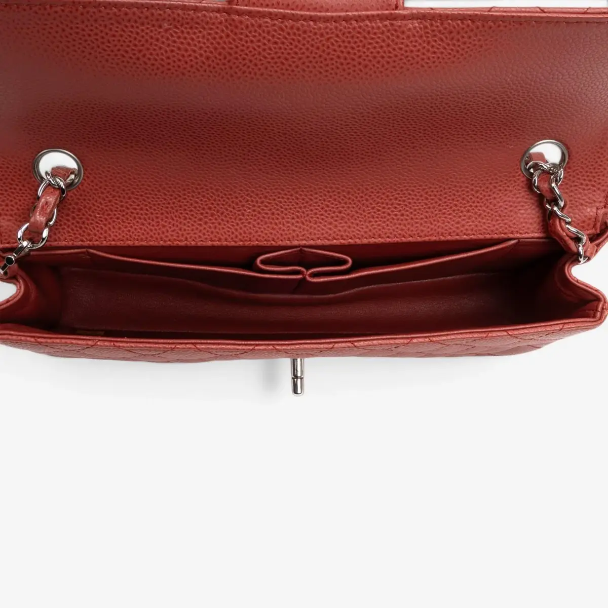 Chanel Chanel Guava Caviar Leather East West Flap Bag by The Solist | Thumbnail 8 Chanel Chanel Guava Caviar Leather East West Flap Bag by The Solist | Thumbnail 8