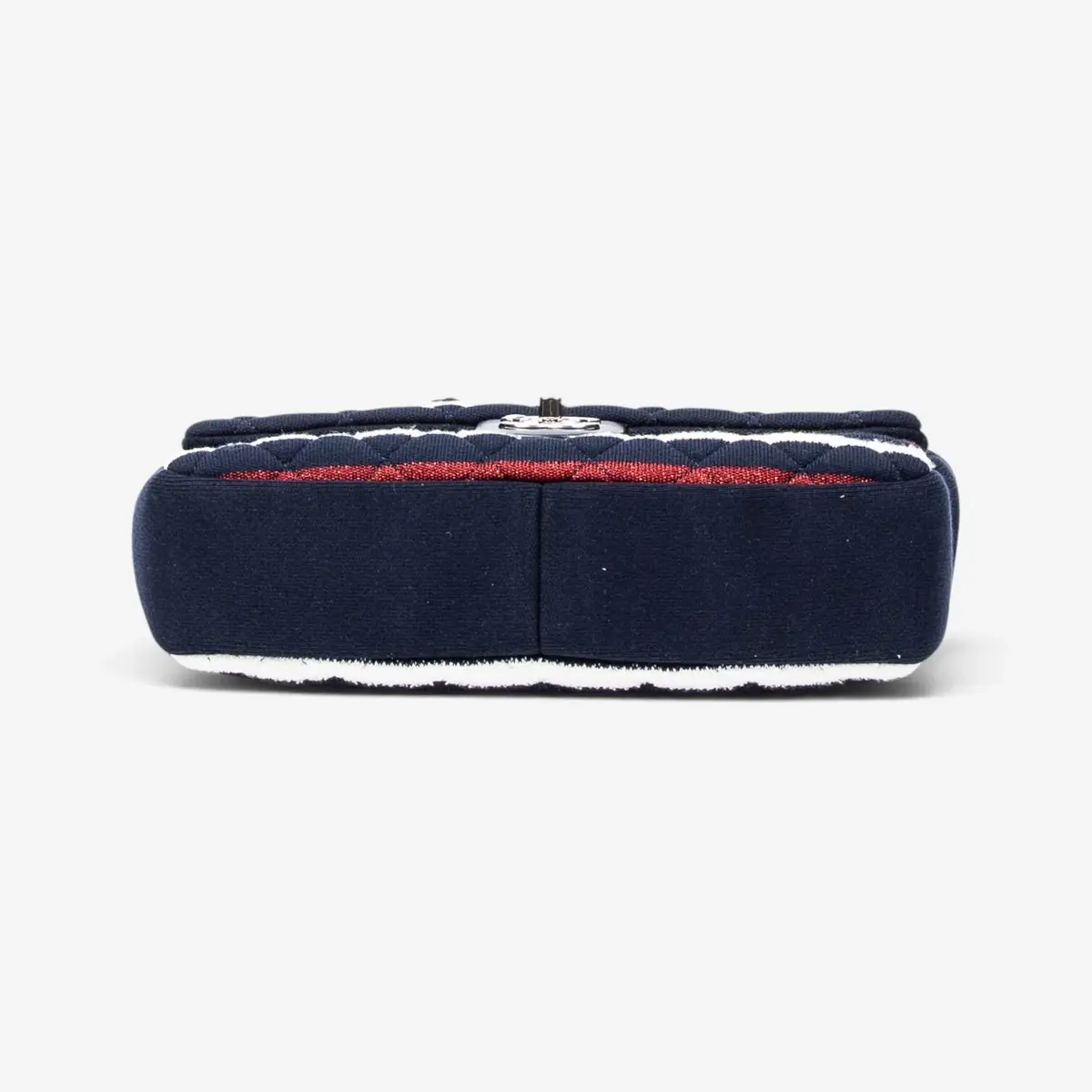 Chanel Chanel Quilted Striped Jersey Canvas Rope Single Flap Bag by The Solist | Thumbnail 6 Chanel Chanel Quilted Striped Jersey Canvas Rope Single Flap Bag by The Solist | Thumbnail 6