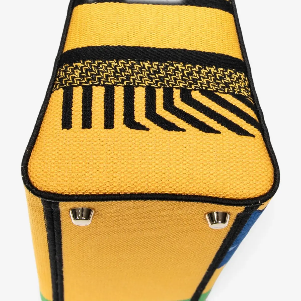 Dior Dior Lady D-Lite Yellow & Green Embroidered Canvas Medium Bag by The Solist | Thumbnail 7 Dior Dior Lady D-Lite Yellow & Green Embroidered Canvas Medium Bag by The Solist | Thumbnail 7
