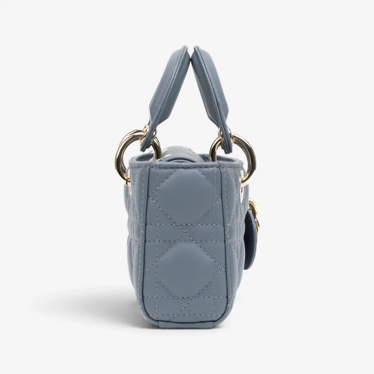 Dior Dior Lady Dior Joy Light Blue Lambskin Top Handle Bag by The Solist | Thumbnail 3 Dior Dior Lady Dior Joy Light Blue Lambskin Top Handle Bag by The Solist | Thumbnail 3