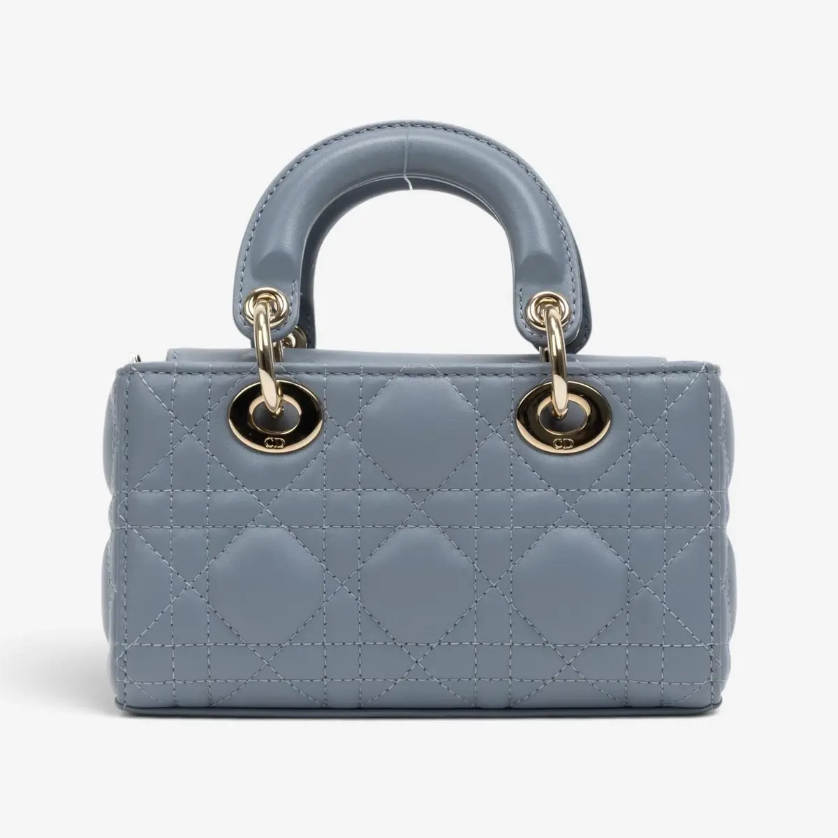 Dior Dior Lady Dior Joy Light Blue Lambskin Top Handle Bag by The Solist | Thumbnail 6 Dior Dior Lady Dior Joy Light Blue Lambskin Top Handle Bag by The Solist | Thumbnail 6