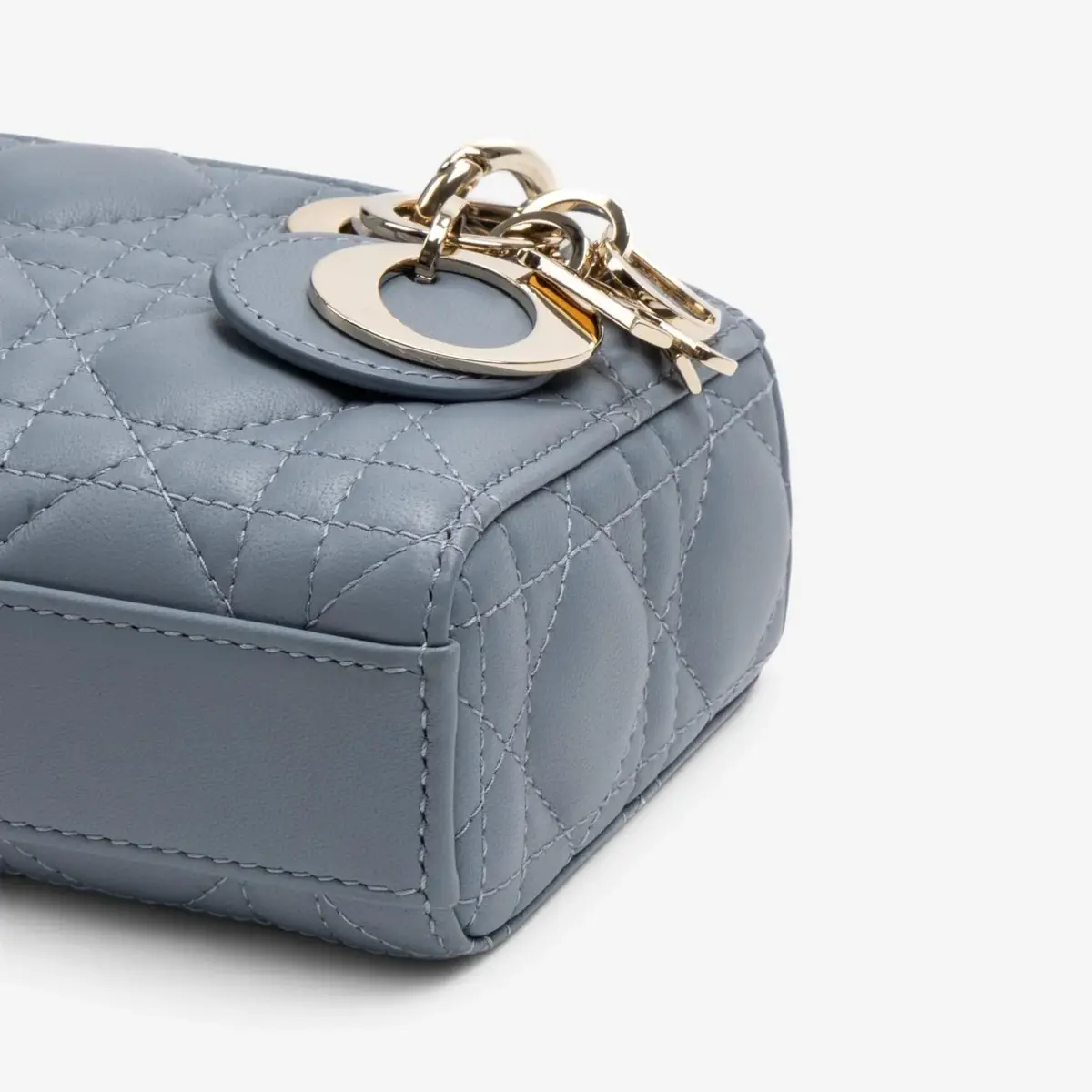 Dior Dior Lady Dior Joy Light Blue Lambskin Top Handle Bag by The Solist | Thumbnail 8 Dior Dior Lady Dior Joy Light Blue Lambskin Top Handle Bag by The Solist | Thumbnail 8