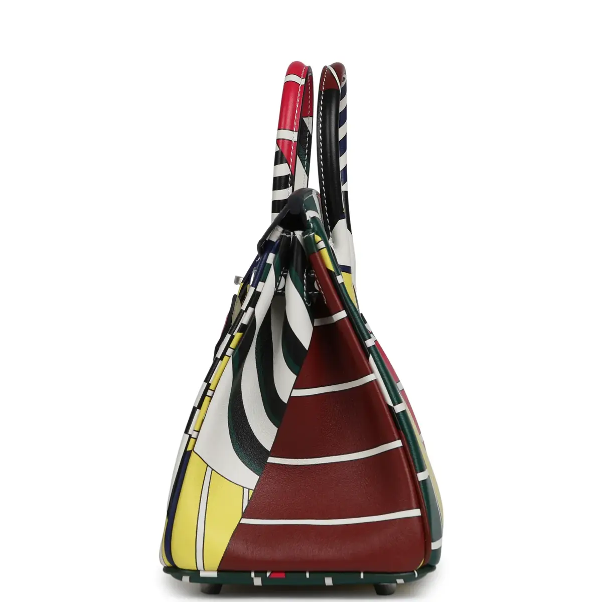 HERMÈS Hermes "One Two Three and Away We Go" Birkin 25 Multicolor Swift Palladium Hardware | Thumbnail 3 HERMÈS Hermes "One Two Three and Away We Go" Birkin 25 Multicolor Swift Palladium Hardware | Thumbnail 3